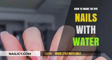 Create Vibrant Tie Dye Nails Using Water: Easy DIY Tutorial