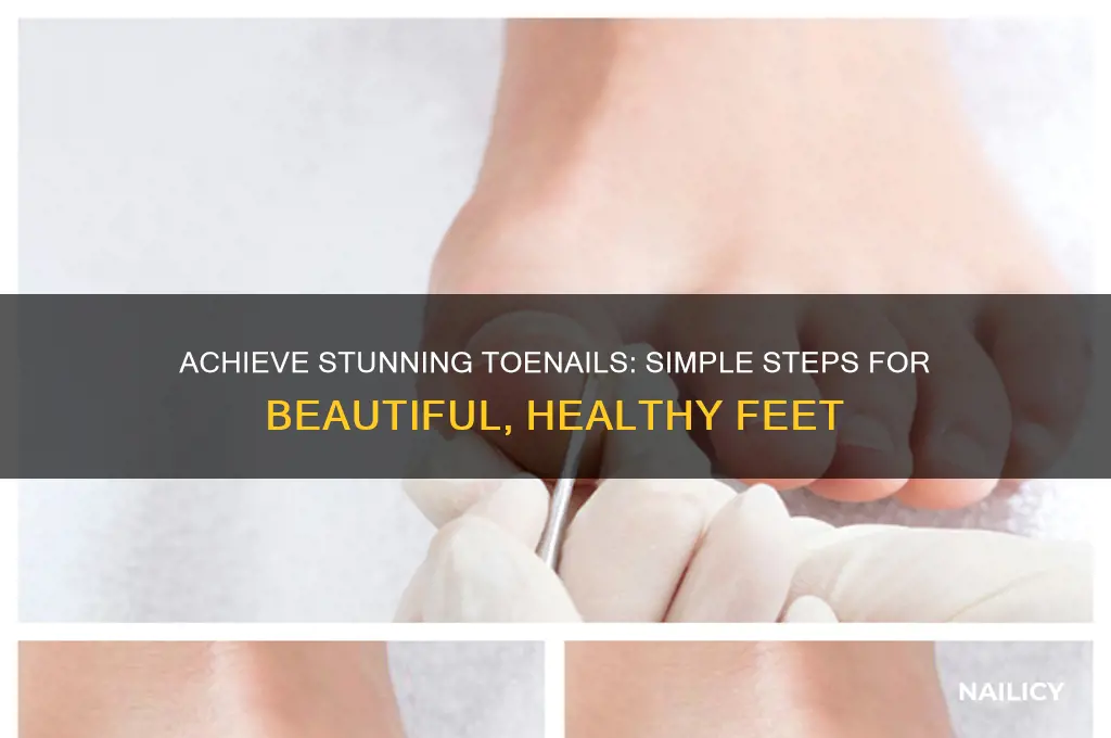 how to make toe nail beautiful