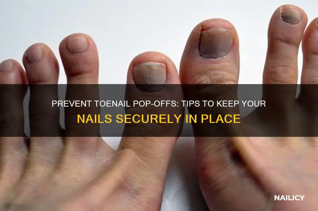 how to make toe nail not fly