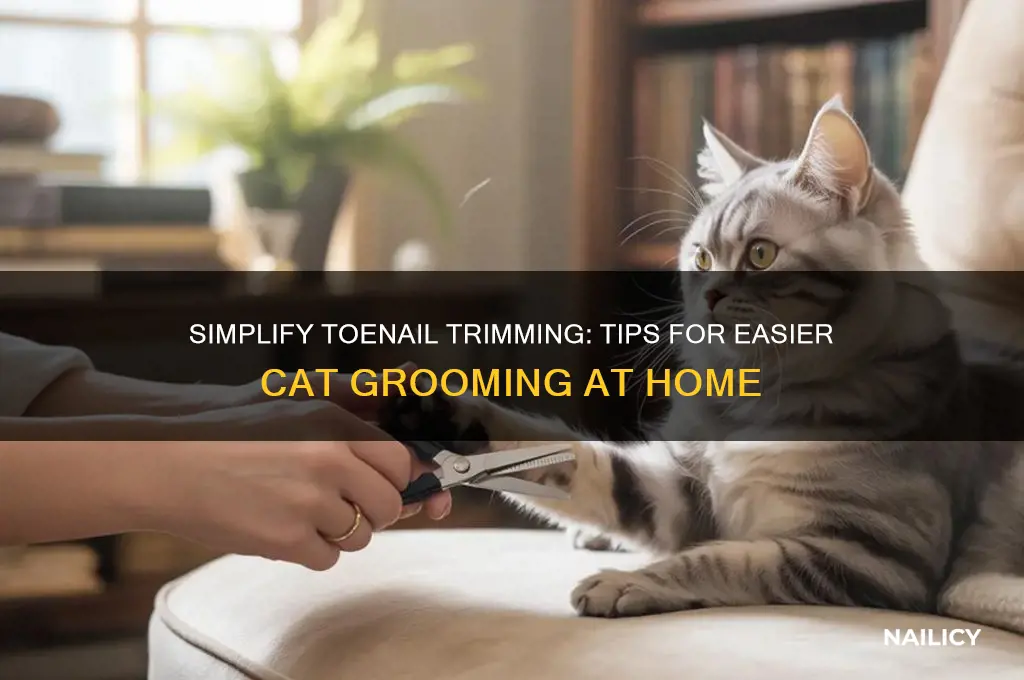 how to make toe nails eisier to cat