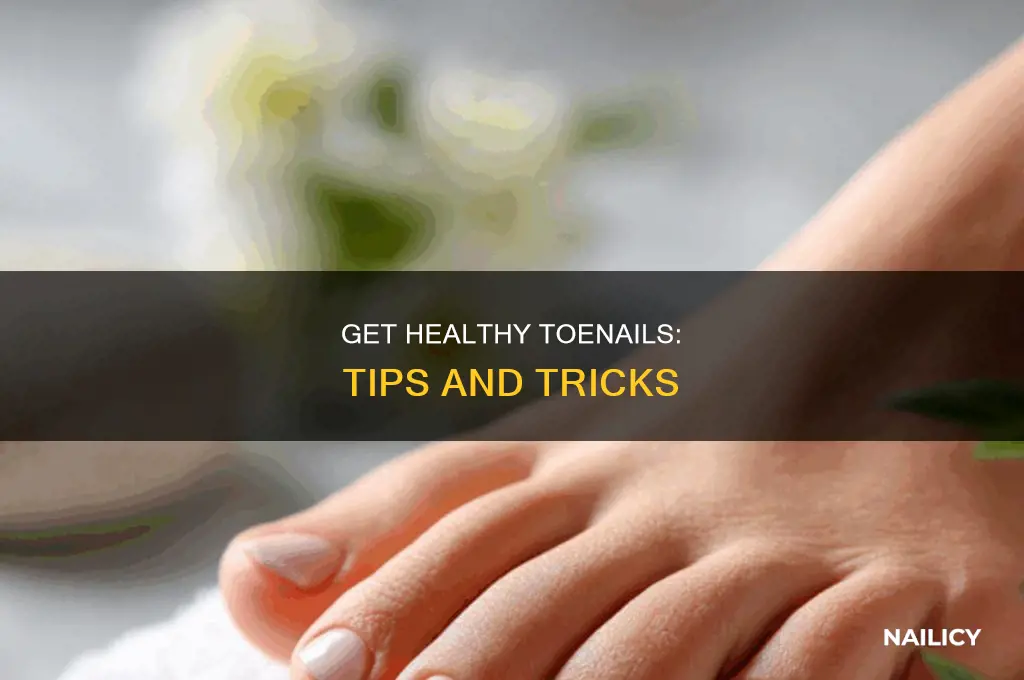 how to make toenails healthy