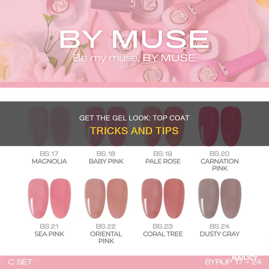 how to make top coat look like gel nail polish