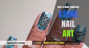 Create Stunning Turquoise Stone Nail Art: Easy DIY Tutorial