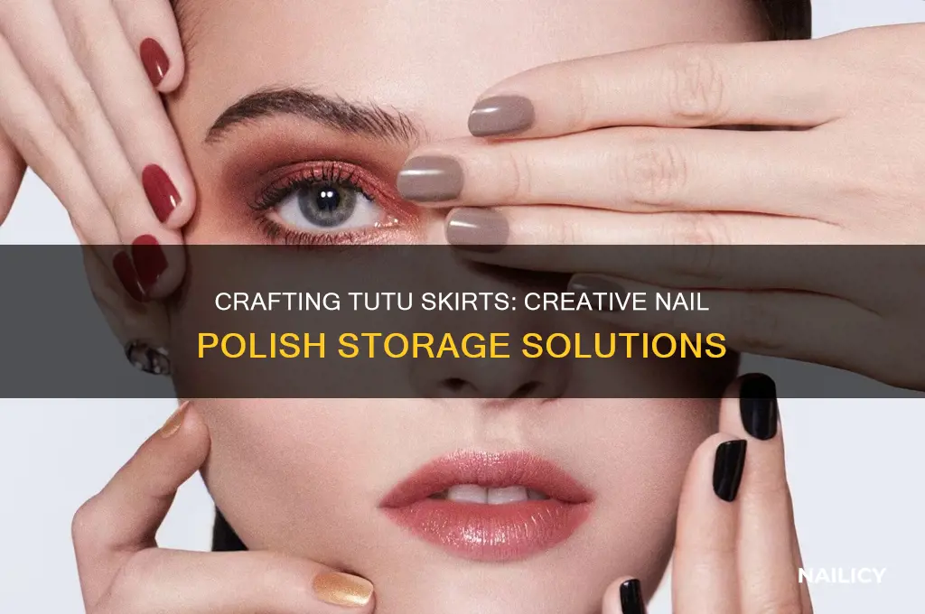 how to make tutu skirt for nail polish