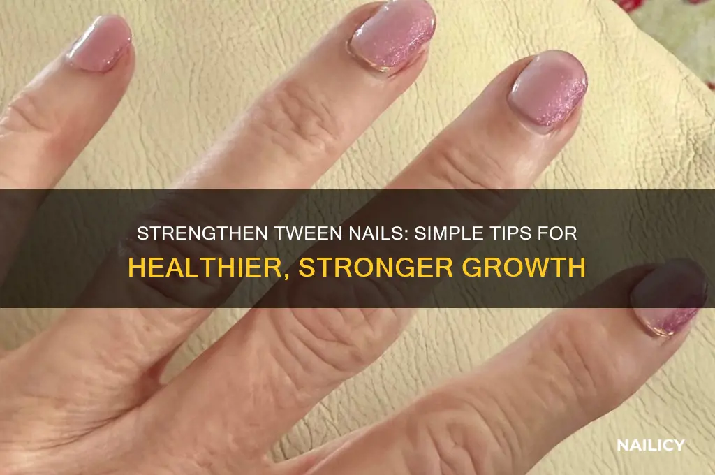 how to make tween nails stronger