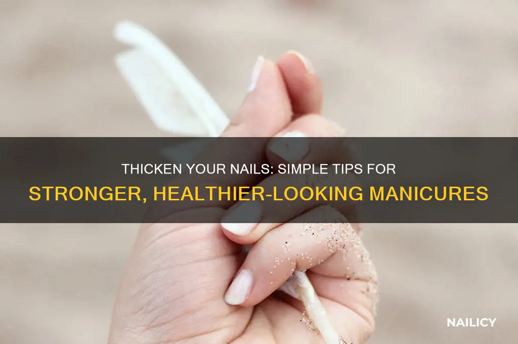 how to make ur nails look thicker