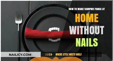 DIY Vampire Fangs: Easy Homemade Tutorial Without Using Nails