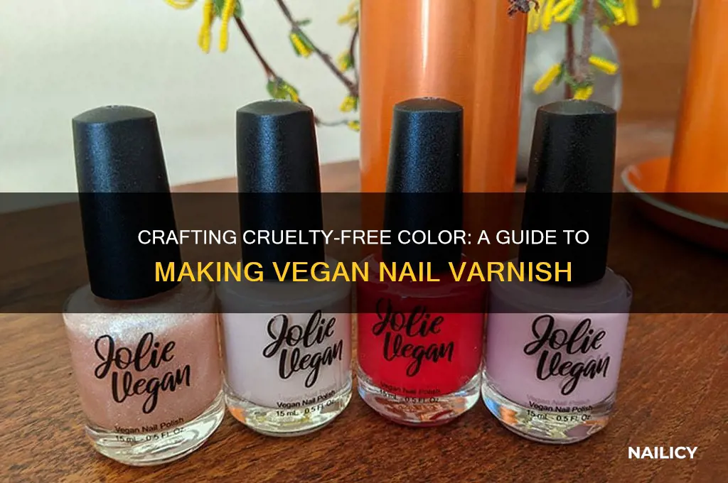 how to make vegan nail varnish