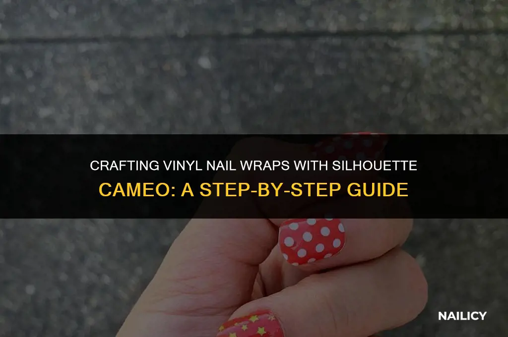 how to make vinyl nail wraps using silhouette cameo