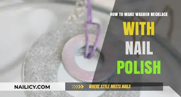 Create Stunning Washer Necklaces Using Nail Polish: Easy DIY Guide