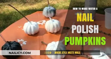 DIY Water & Nail Polish Pumpkins: Easy Crafting Guide