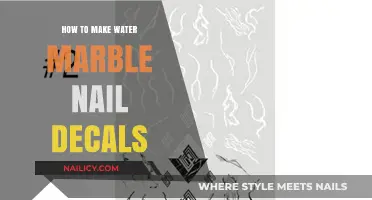 Create Stunning Water Marble Nail Decals: Easy DIY Guide