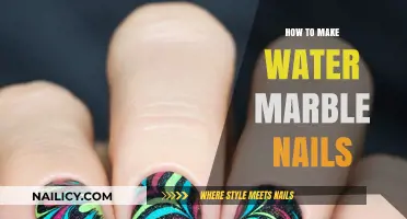 Create Stunning Water Marble Nails at Home