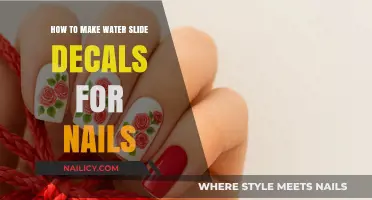 DIY Nail Art: Create Custom Water Slide Decals at Home