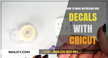 DIY Waterslide Nail Decals: Easy Cricut Crafting Tutorial