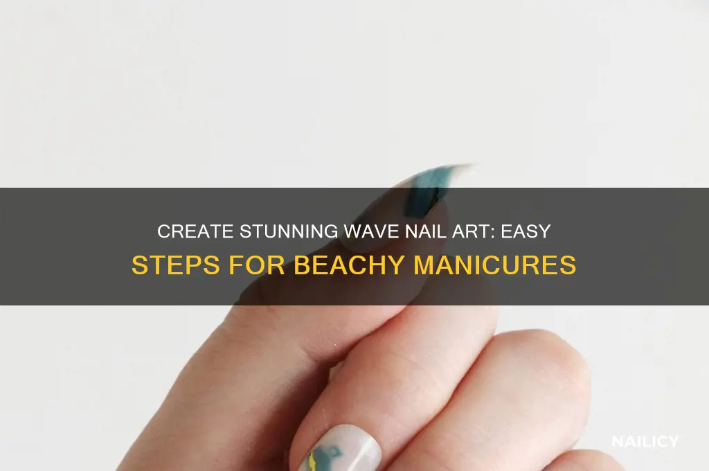 how to make waves on nails