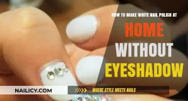 DIY White Nail Polish: Easy Homemade Recipe Without Eyeshadow