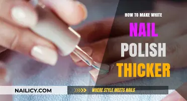 Thicken Your White Nail Polish: Simple DIY Tips for Perfect Consistency