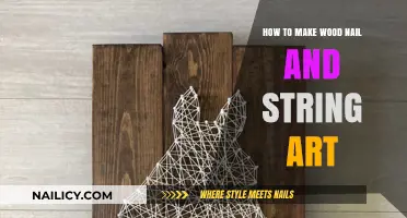 Creative Wood Nail and String Art: A Step-by-Step DIY Guide