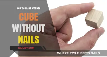 Crafting a Seamless Wooden Cube: Nail-Free Techniques and Tips