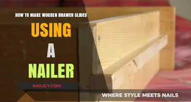 Crafting Smooth Wooden Drawer Slides with a Nailer: A DIY Guide