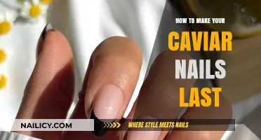 Prolonging Caviar Nail Art: Tips for Long-Lasting Textured Manicures