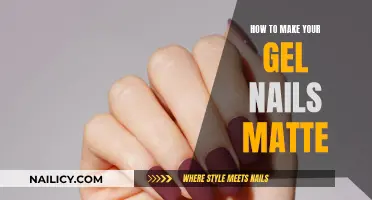 Gel Nails: Matte Finish Secrets Revealed