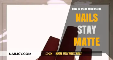 Long-Lasting Matte Nails: Tips to Keep Your Manicure Matte and Flawless