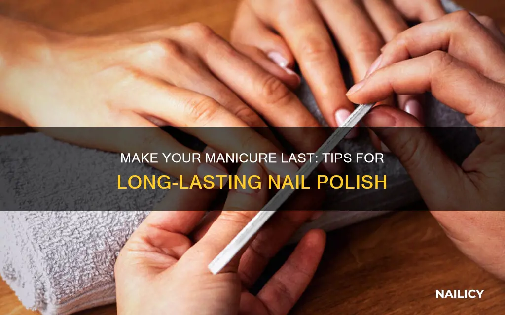 how to make your nail plolish last longer