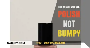 Smooth Nail Polish Finish: Tips to Avoid Bumpy Manicures