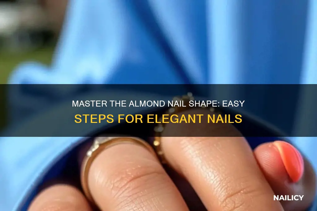 how to make your nails almond