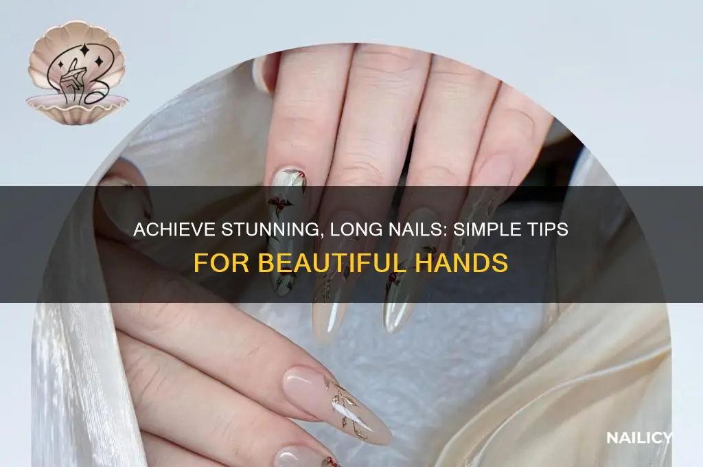 how to make your nails beautiful and long