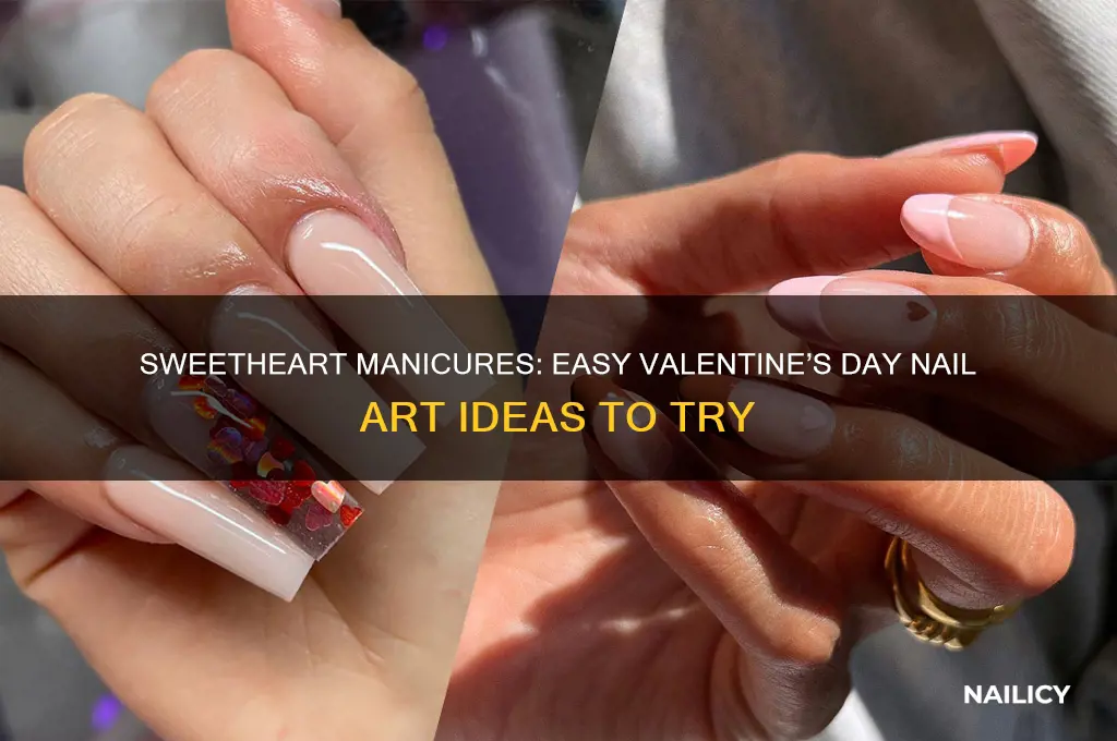 how to make your nails cute for valentines day