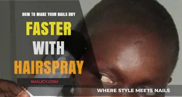Quick Nail Drying Hack: Speed Up with Hairspray Tips