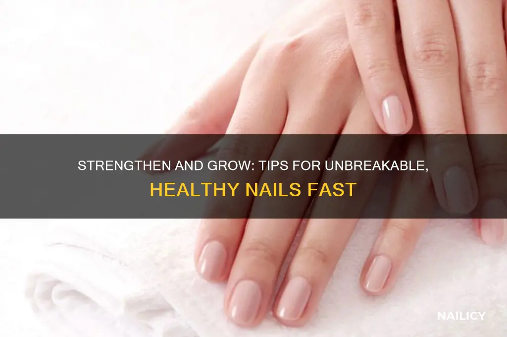 how to make your nails grow and not break