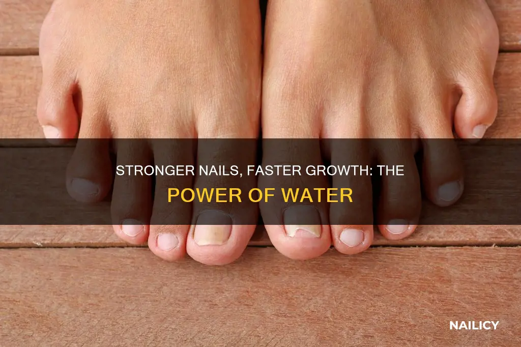how to make your nails grow faster with only water