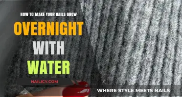 Quick Nail Growth Hack: Overnight Water Method for Stronger Nails