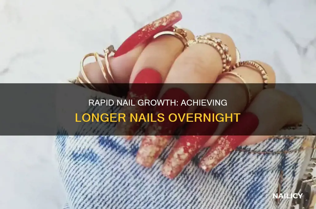 how to make your nails grow overnight