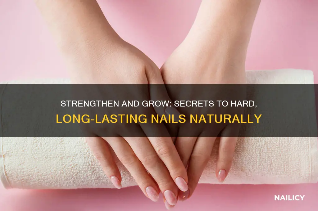 how to make your nails hard and long