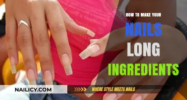 Grow Long Nails: Natural Ingredients