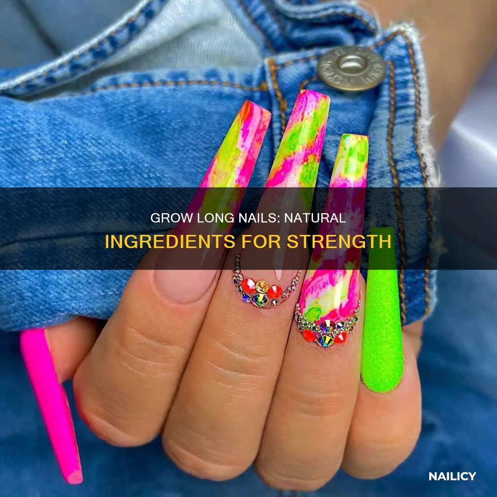 how to make your nails long ingredingents