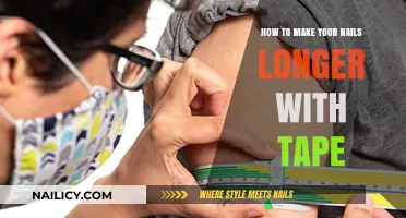 Easy Tape Trick for Longer, Stronger Nails in No Time