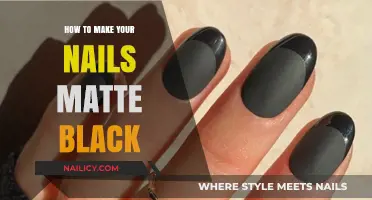 Achieve Sleek Matte Black Nails: Easy DIY Guide for a Chic Look