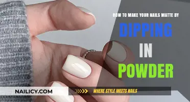 Achieve Matte Nails: Easy Powder Dip Technique Guide