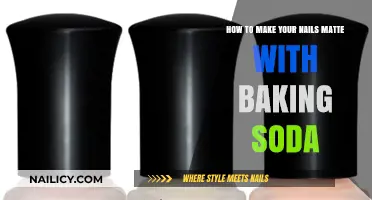 DIY Matte Nails: Baking Soda Hack for a Velvet Finish