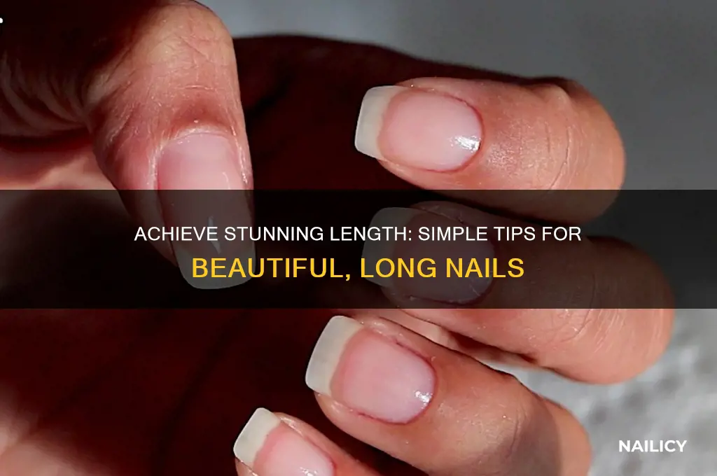 how to make your nails nice and long