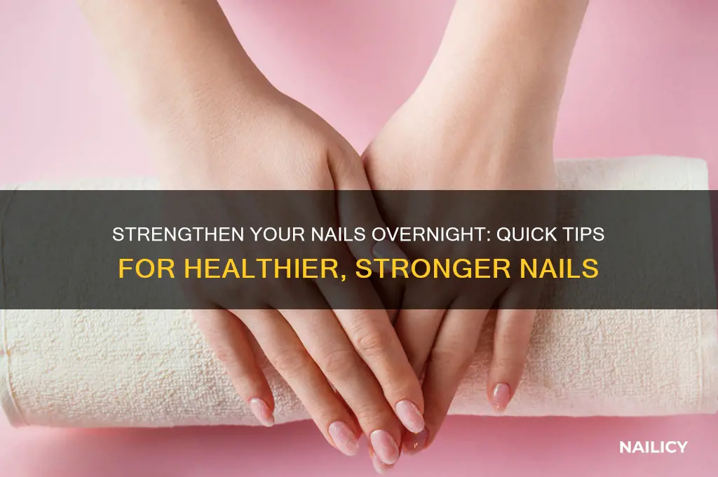how to make your nails stronger overnight