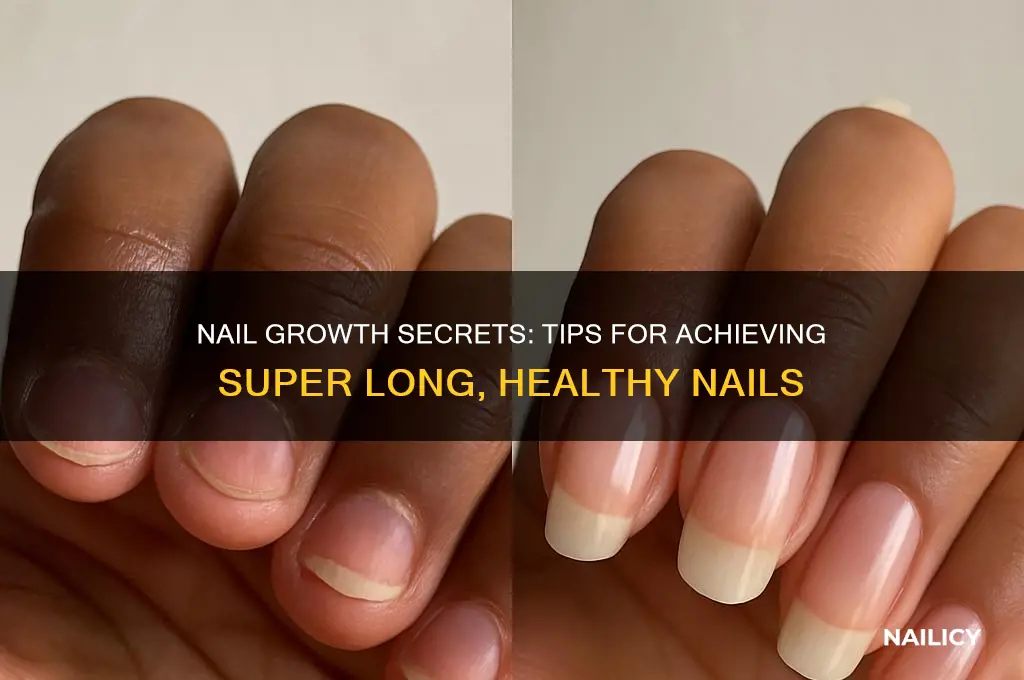 how to make your nails super long