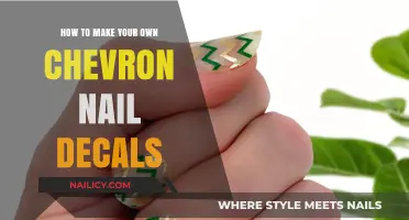 DIY Chevron Nail Decals: Easy Steps for Stylish Manicures