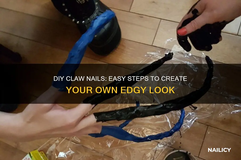 how to make your own claw nails